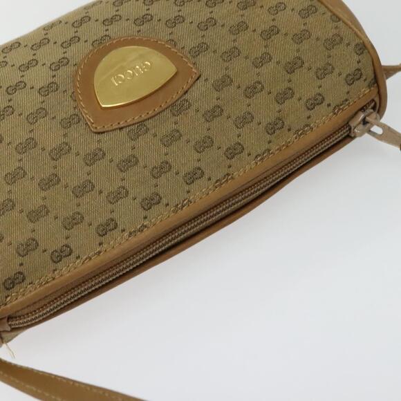 GUCCI Micro GG Canvas Shoulder Bag Vintage Beige Gold - Picture 6 of 16
